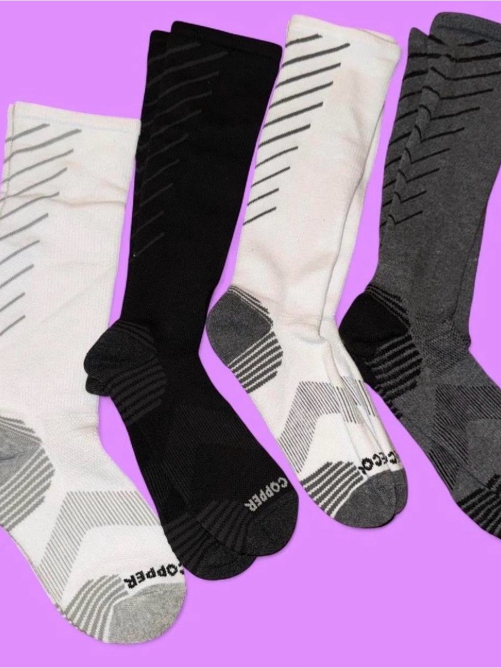 Tommie Copper Men’s Compression Over the Calf Socks - 9-11.5